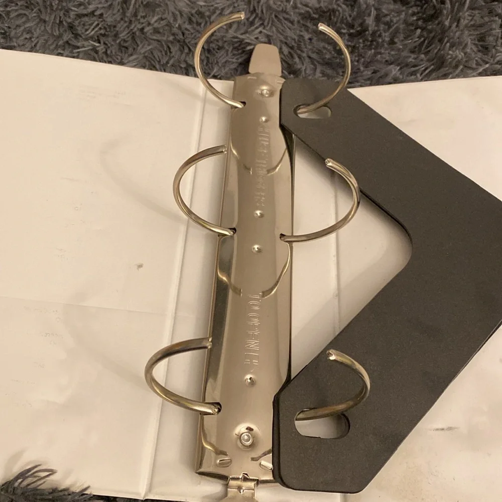 4” white binder